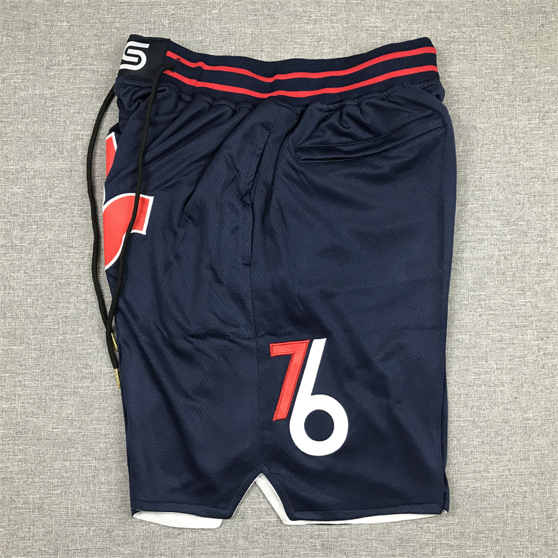 Men's Philadelphia 76ers Navy City Edition Basketball Shorts