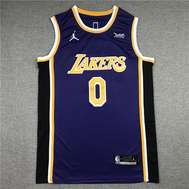 Men's Los Angeles Lakers Russell Westbrook Purple 2020/21 Swingman Player Jersey