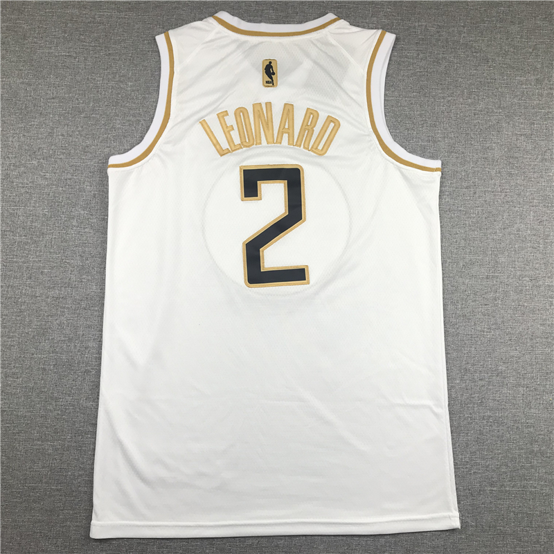 Men's LA Clippers Kawhi Leonard #2 White Swingman Player Jersey