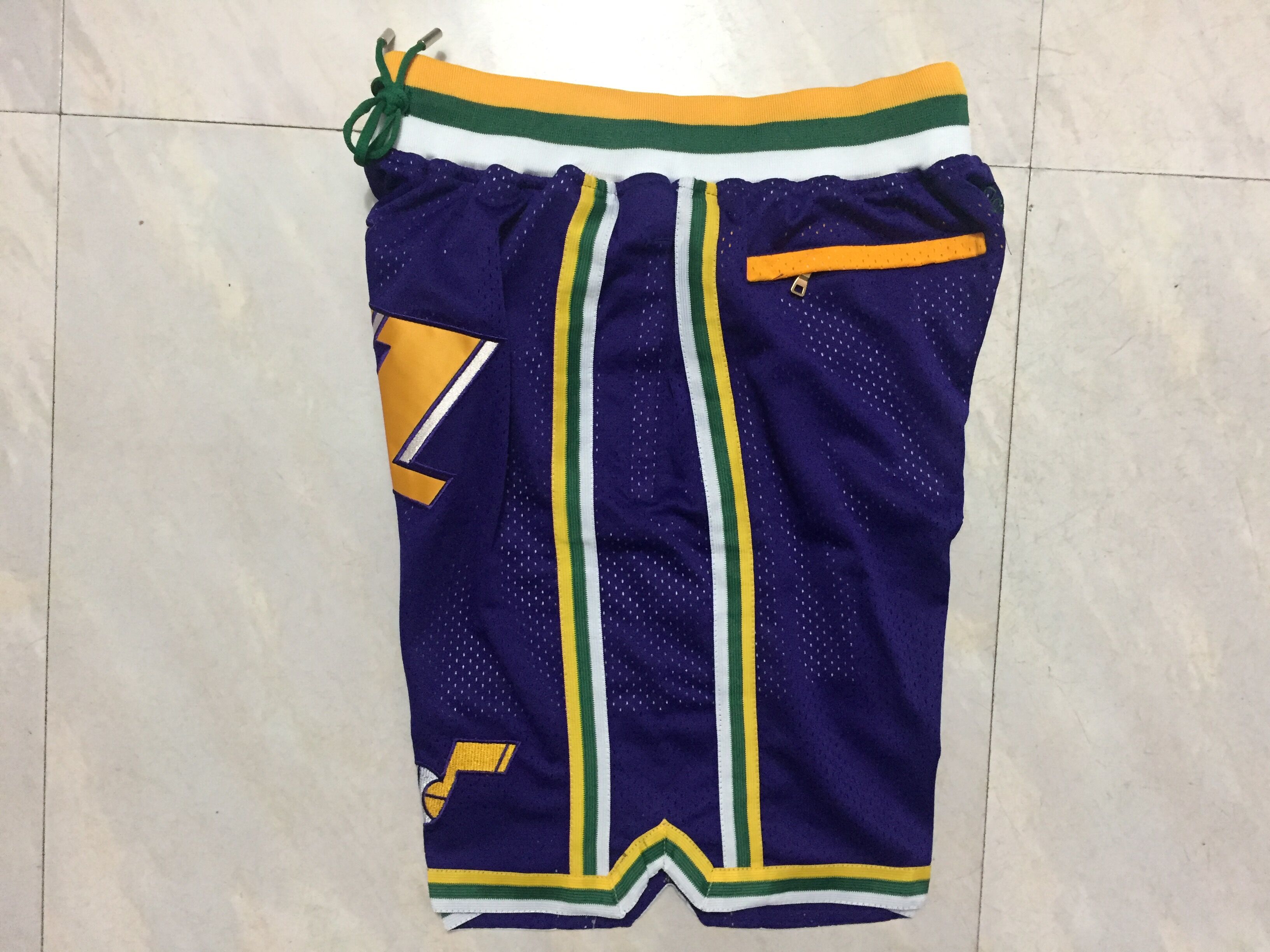 Men's Utah Jazz Purple Basketball Shorts