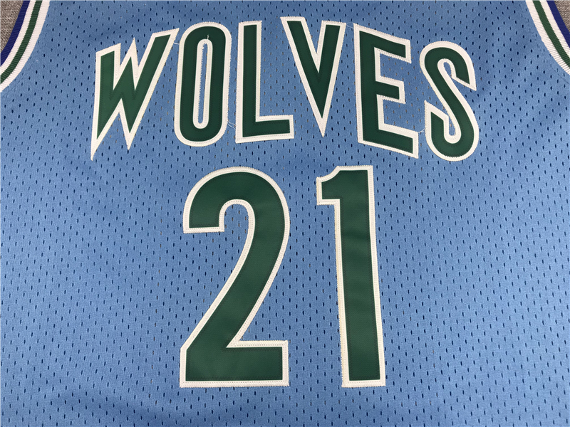 Men's Minnesota Timberwolves Kevin Garnett Hardwood Classics Swingman Jersey