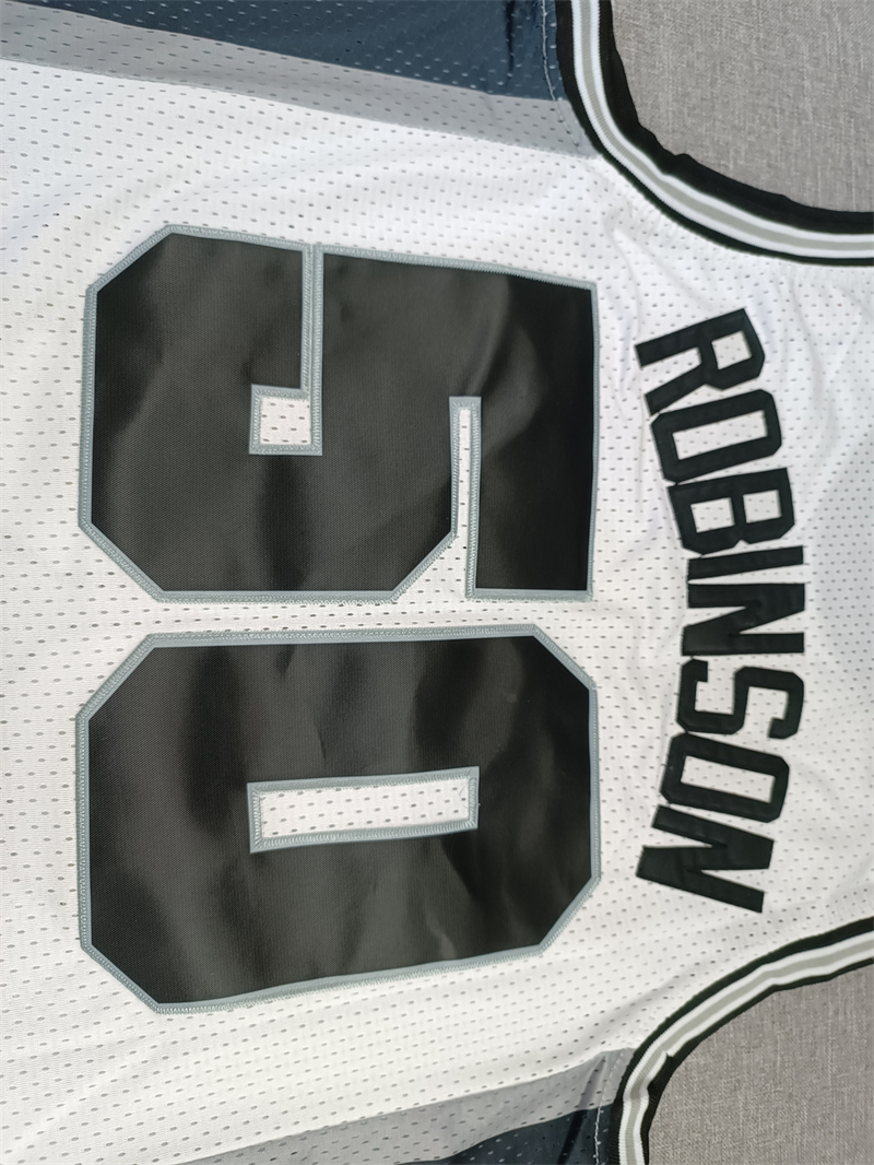 Men's San Antonio Spurs David Robinson White 1998-99 Classics Swingman Jersey