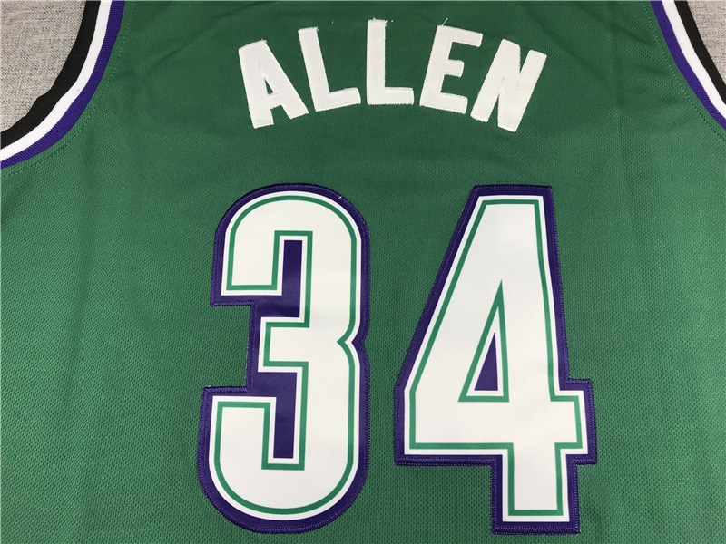 Men's Milwaukee Bucks Giannis Antetokounmpo #34 NBA Replica Player Jersey - Retro Green