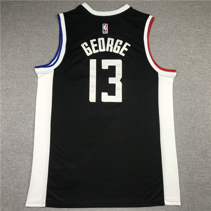Men's LA Clippers Paul George #13 NBA Dark Blue Classics Jersey - City Edition