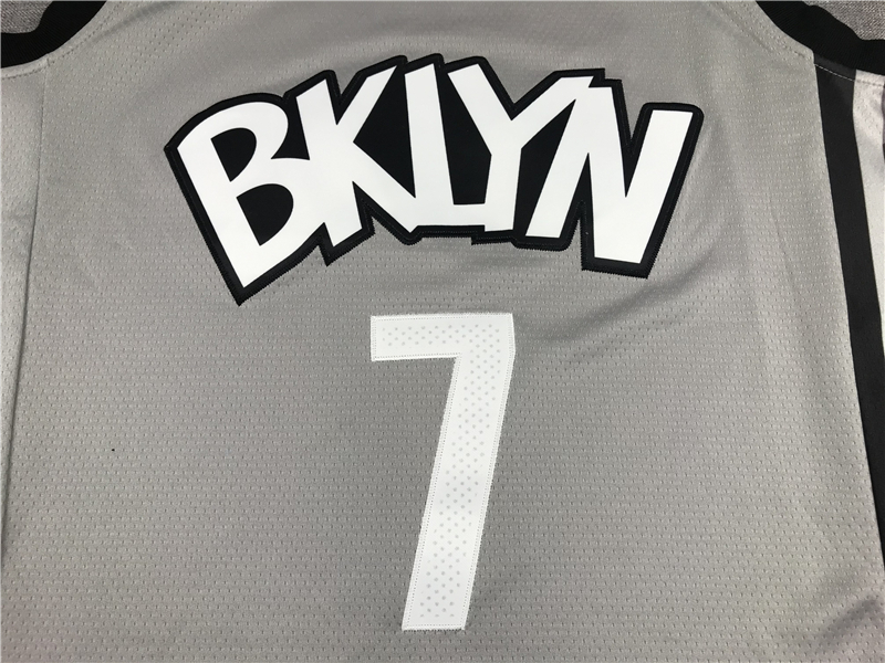 Men's Brooklyn Nets Kevin Durant Gray 2019 Fast Break Player Movement Jersey
