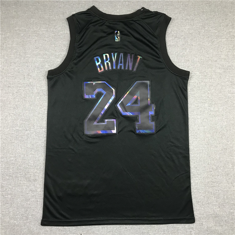 Men's Los Angeles Lakers Kobe Bryant Black #24 Swingman Jersey