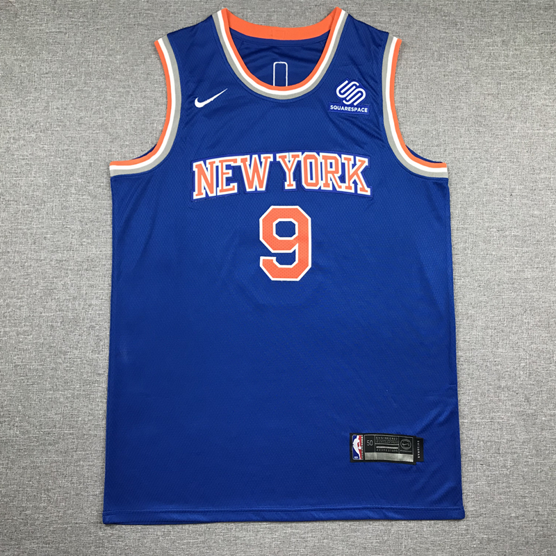 Men's New York Knicks RJ Barrett Fanatics Branded Blue Replica Fast Break Jersey