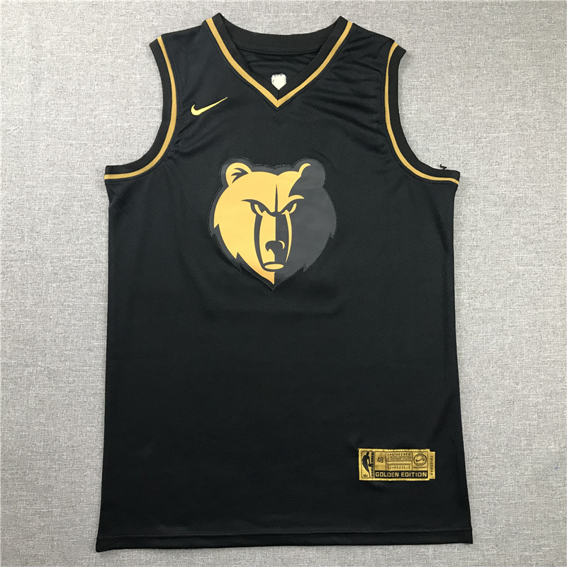 Men's Memphis Grizzlies Ja Morant #12 Black Replica Fast Break Jersey