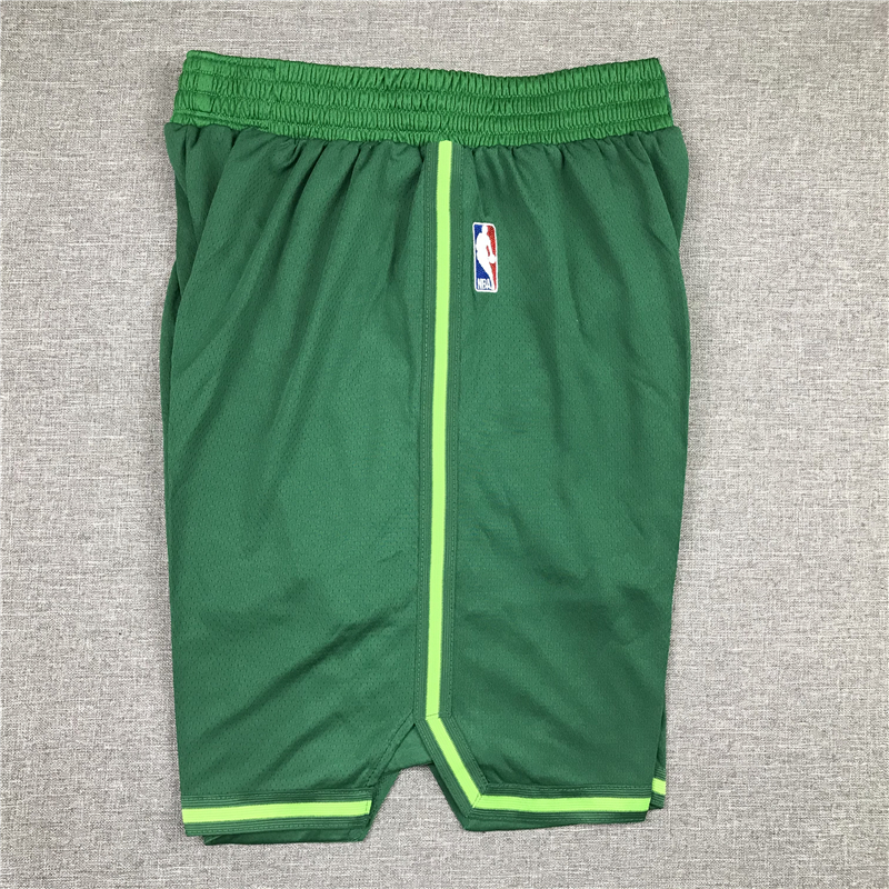 Men's Boston Celtics Green Basketball Retro Shorts