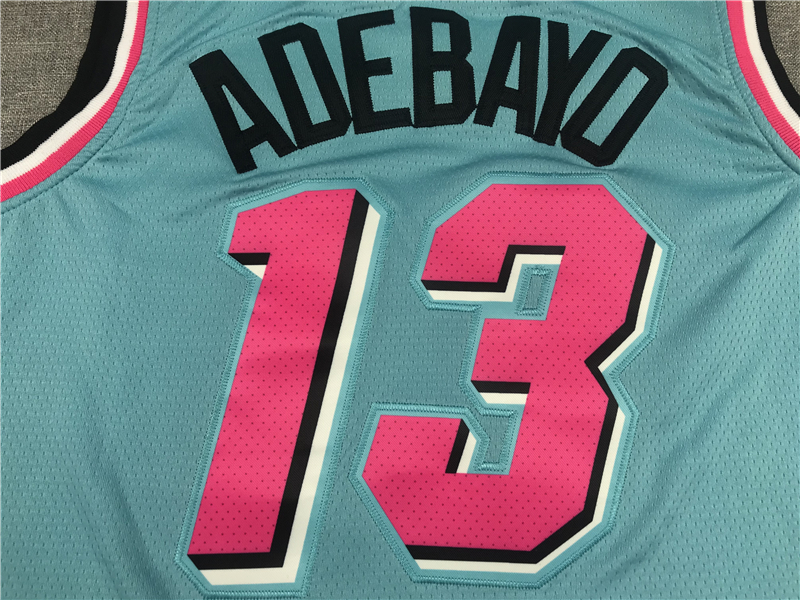 Men's Miami Heat Bam Adebayo #13 Blue Swingman Player Jersey