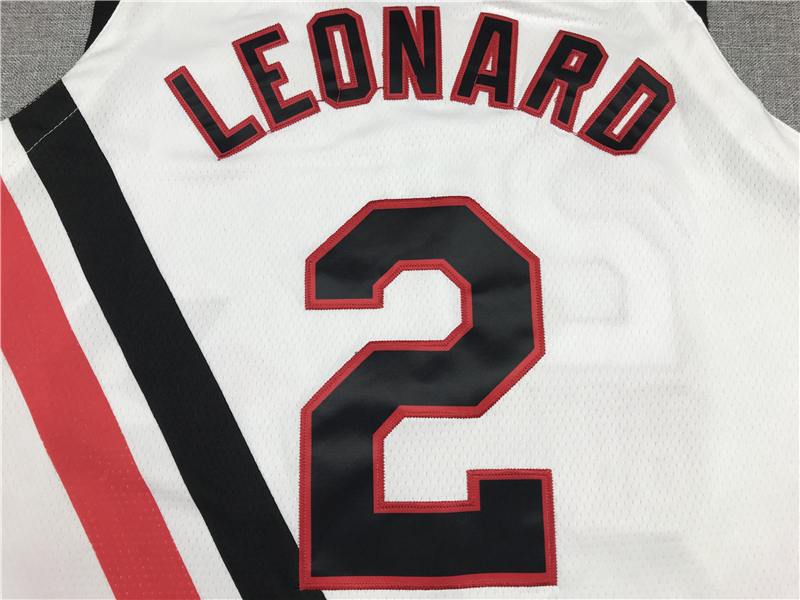 Men's LA Clippers Kawhi Leonard #2 NBA Player Jersey - Retro White