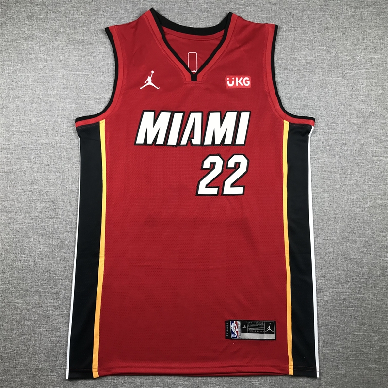 Men's Miami Heat Jimmy Butler #22 NBA Red Swingman Jersey
