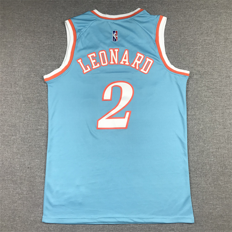 Men's LA Clippers Kawhi Leonard Blue 2021/22 Swingman Jersey - City Edition