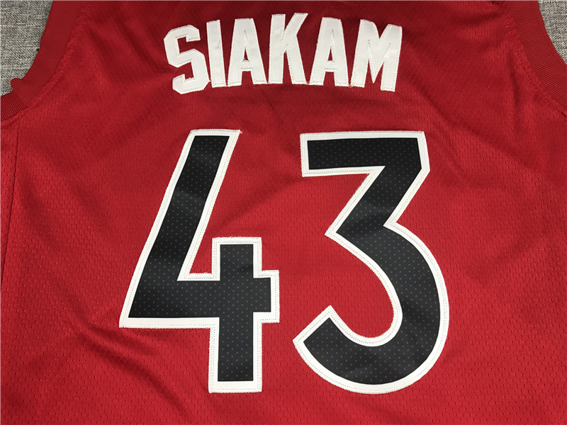 Men's Toronto Raptors Pascal Siakam Red 2021/22 Diamond Swingman Jersey