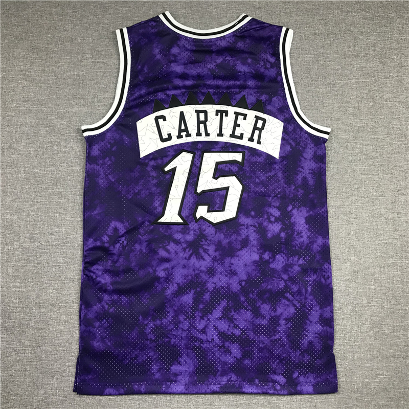 Men's Toronto Raptors Vince Carter Purple Galaxy Swingman Jersey