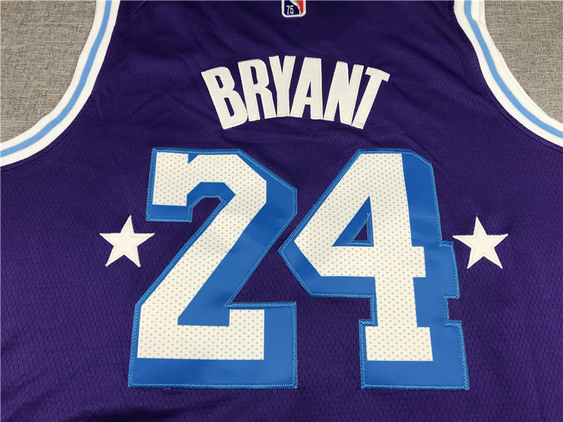 Men's Los Angeles Lakers Kobe Bryant Purple 2021/22 Swingman Jersey City Edition