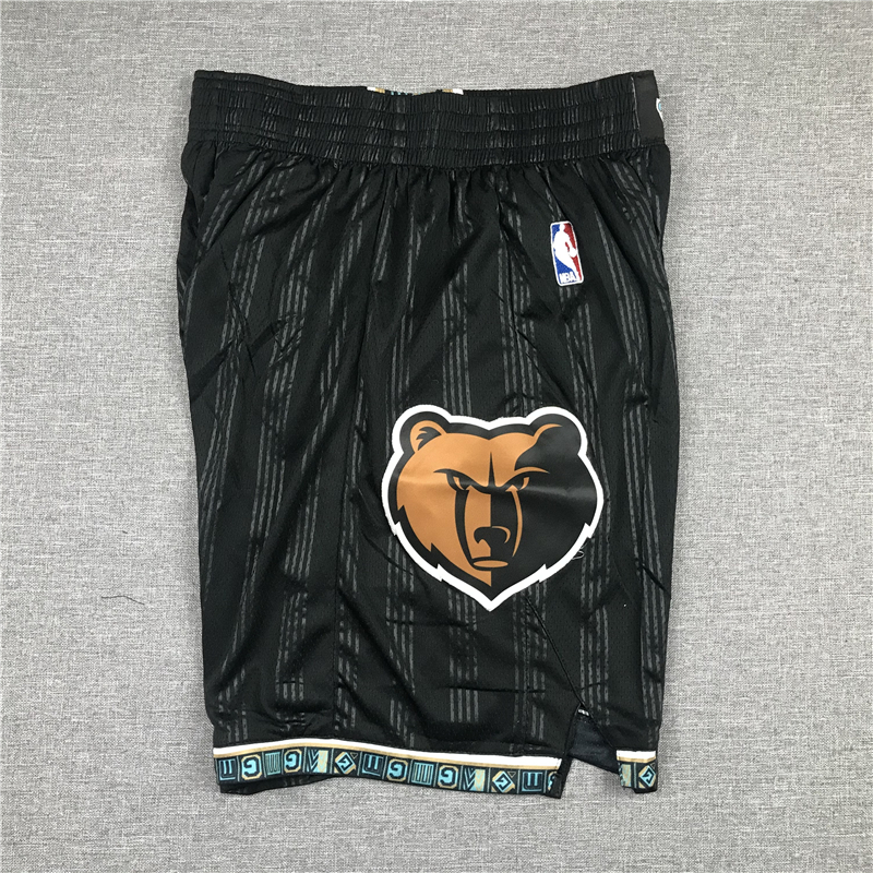 Men's Memphis Grizzlies Black City Edition Basketball Shorts