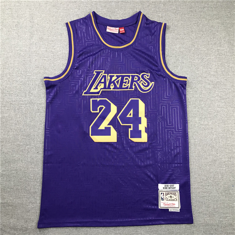 Men's Los Angeles Lakers Kobe Bryant 1996-97 Hardwood Classics Swingman Jersey