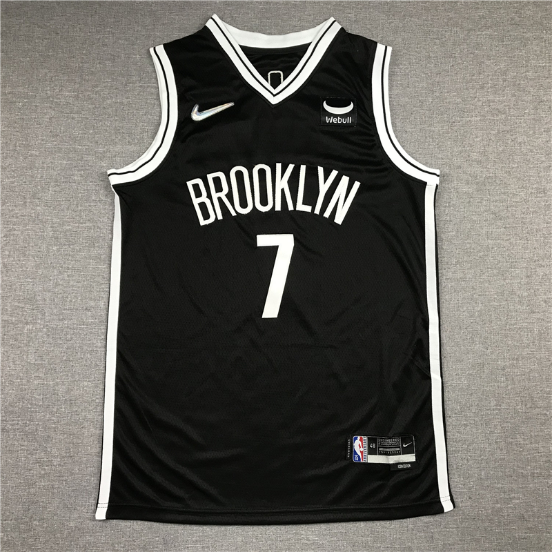 Men's Brooklyn Nets Kevin Durant #7 Black 2022/23 Swingman Jersey - Icon Edition