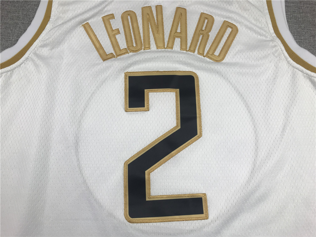 Men's LA Clippers Kawhi Leonard #2 White Swingman Player Jersey