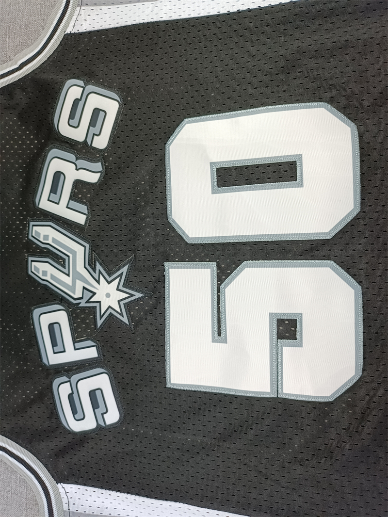 Men's San Antonio Spurs David Robinson Black Big & Tall Hardwood Classics Jersey