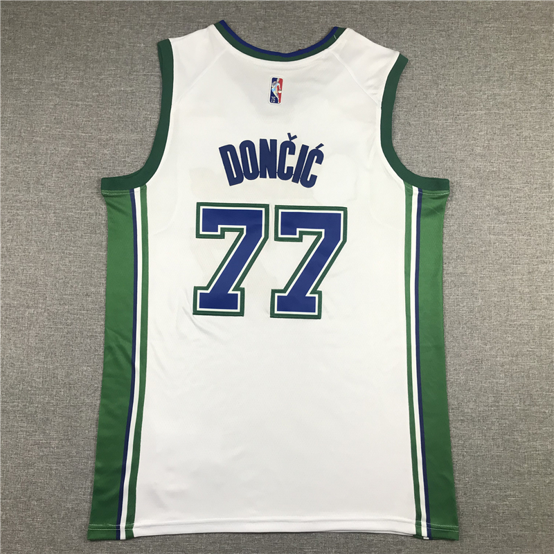 Men's Dallas Mavericks Luka Doncic White 2021/22 Swingman Jersey - City Edition