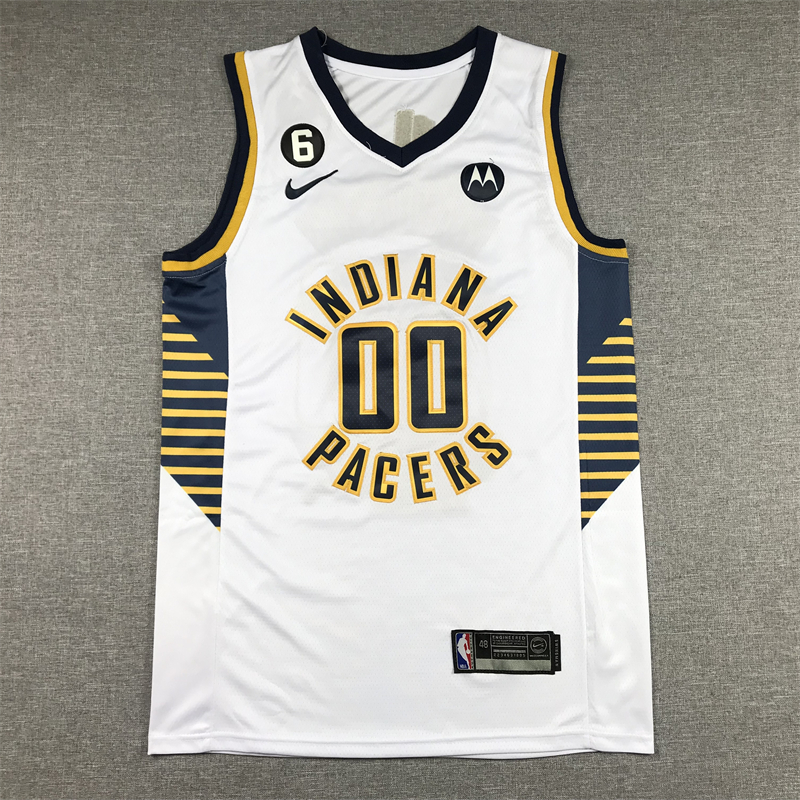 Men's Indiana Pacers Bennedict Mathurin #00 White 2022/23 Swingman Jersey - Association Edition