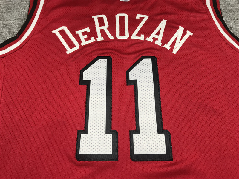 Men's Chicago Bulls DeMar DeRozan #11 Red 2021/22 Swingman Jersey