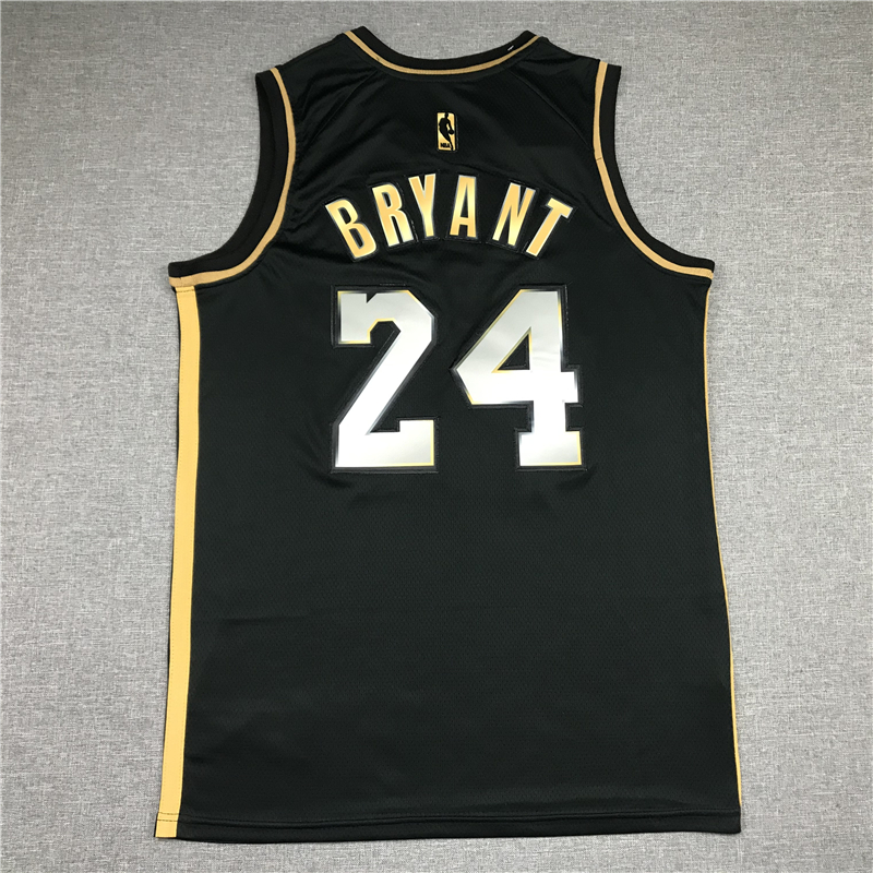 Men's Los Angeles Lakers Kobe Bryant #24 NBA Black Player Jersey