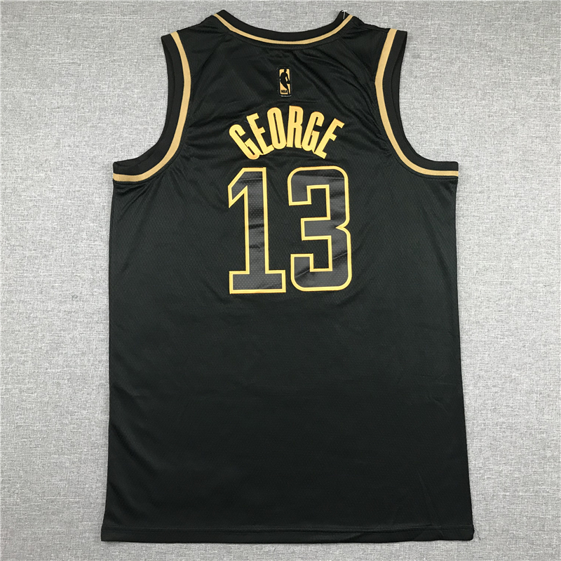 Men's LA Clippers Paul George #13 Black Swingman Player Jersey