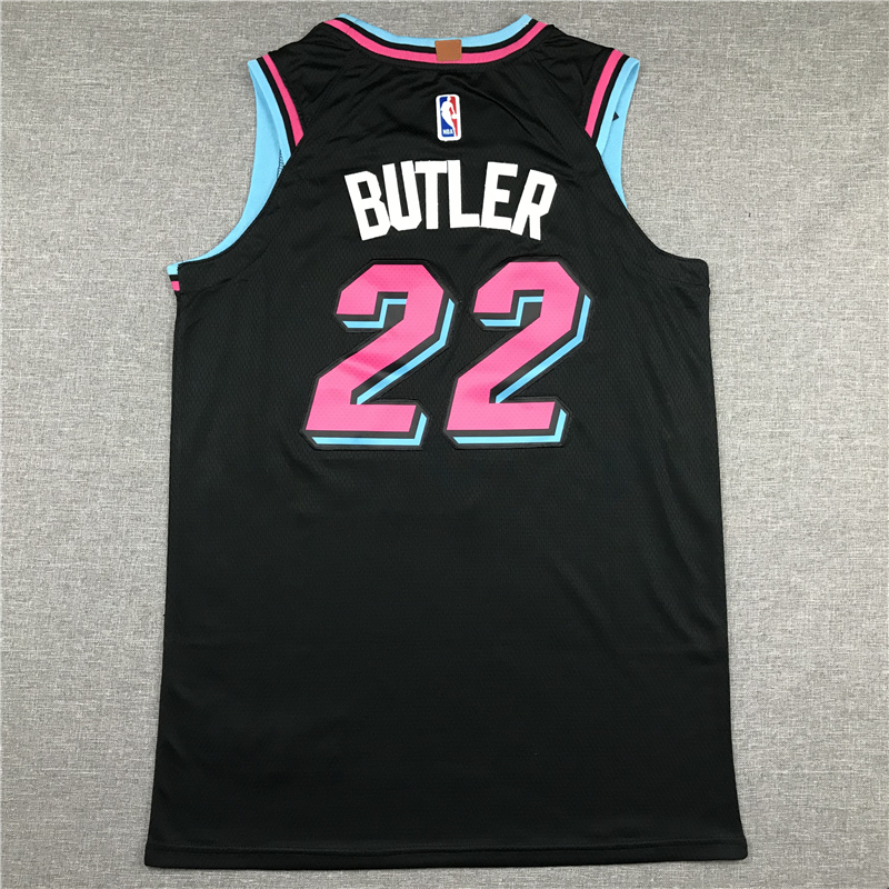 Men's Miami Heat Jimmy Butler #22 NBA Black Swingman Jersey