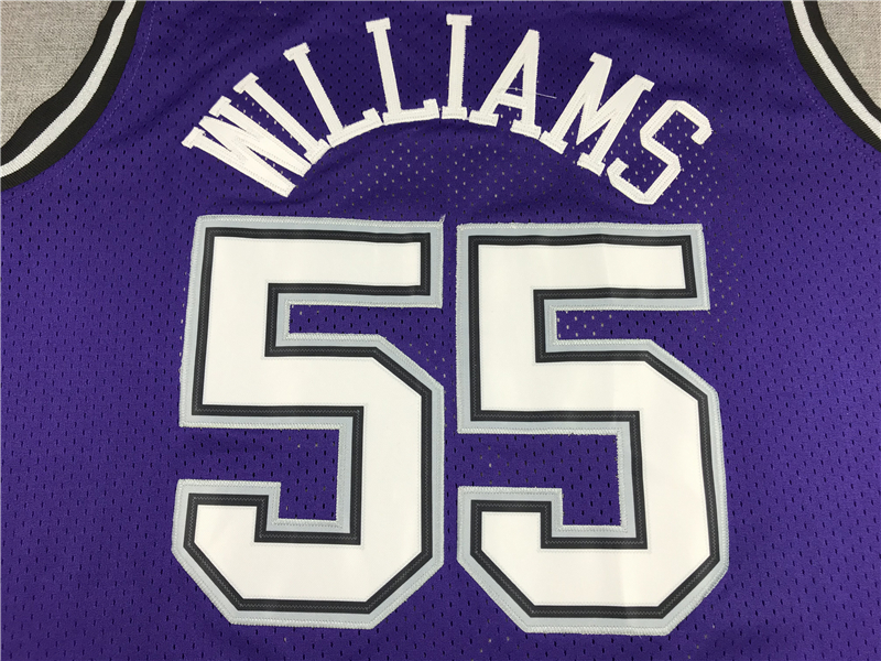 Men's Sacramento Kings Jason Williams Purple Hardwood Classics Swingman Jersey