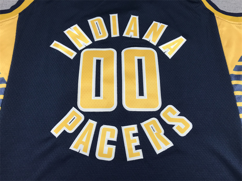 Men's Indiana Pacers Bennedict Mathurin #00 Navy Fast Break Replica Jersey - Icon Edition