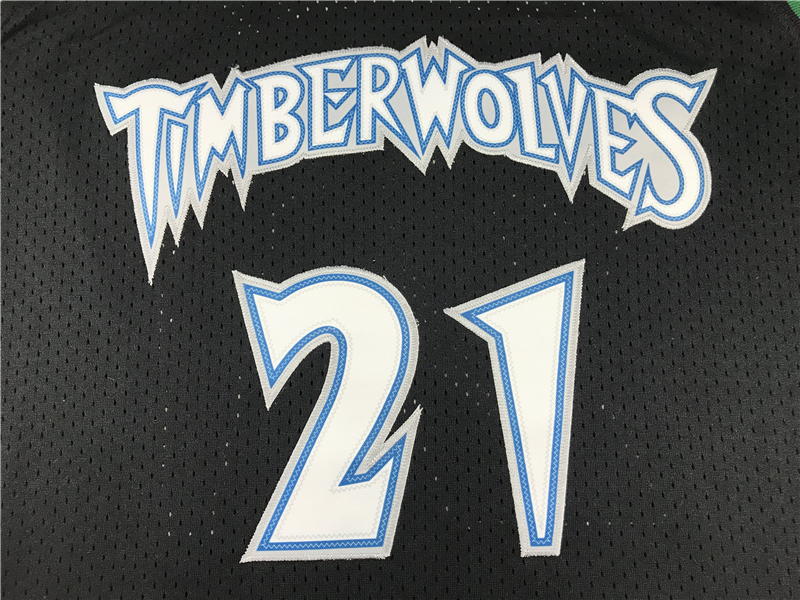 Men's Minnesota Timberwolves Kevin Garnett #21 Hardwood Classics Swingman Jersey