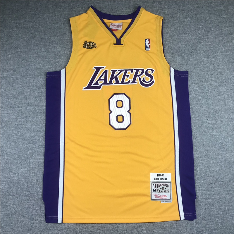 Men's Los Angeles Lakers Kobe Bryant 2000-01 Hardwood Classics Authentic Jersey