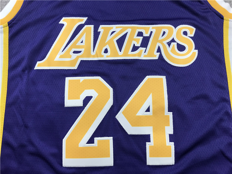 Men's Kobe Bryant Los Angeles Lakers #24 Swingman Jersey - Purple