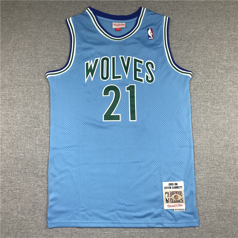 Men's Minnesota Timberwolves Kevin Garnett Hardwood Classics Swingman Jersey