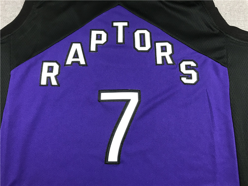 Men's Toronto Raptors Kyle Lowry Black/Purple 2020/21 Swingman Player Jersey