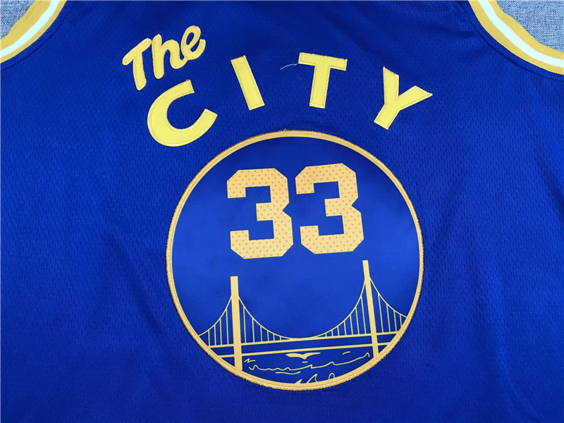 Men's Golden State Warriors James Wiseman #33 Blue Swingman Player Jersey