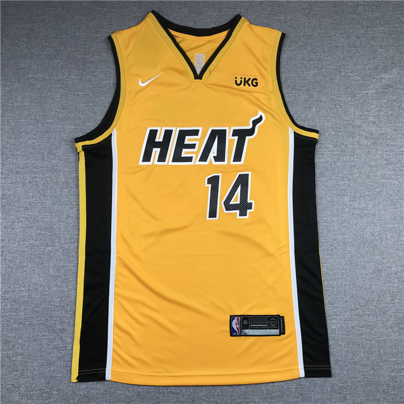Men's Miami Heat Tyler Herro #14 Gold 2020/21 Swingman Player Jersey
