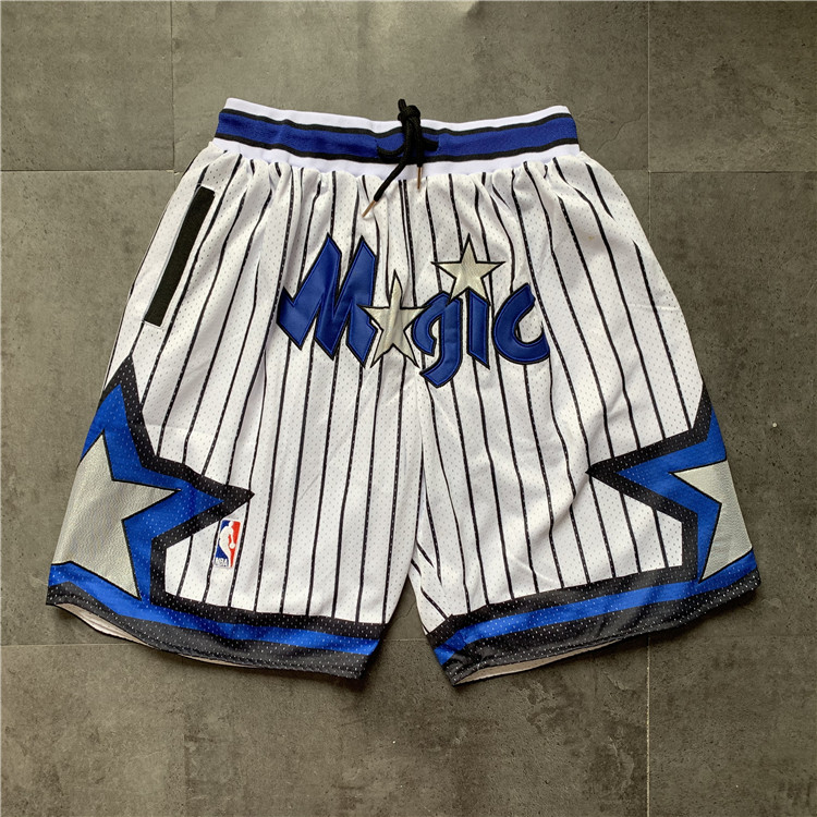 Men's Orlando Magic Mitchell & Ness White 1992-93 Basketball Shorts