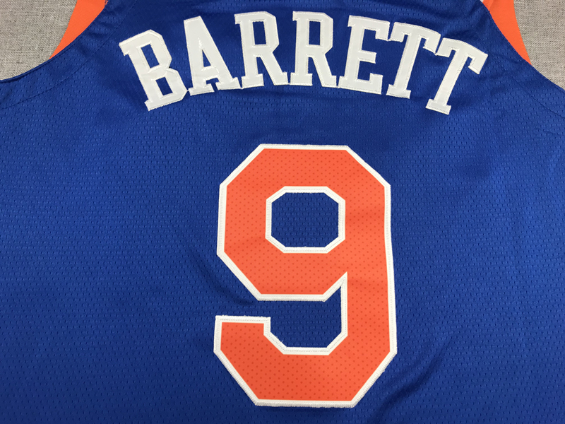 Men's New York Knicks RJ Barrett Fanatics Branded Blue Replica Fast Break Jersey