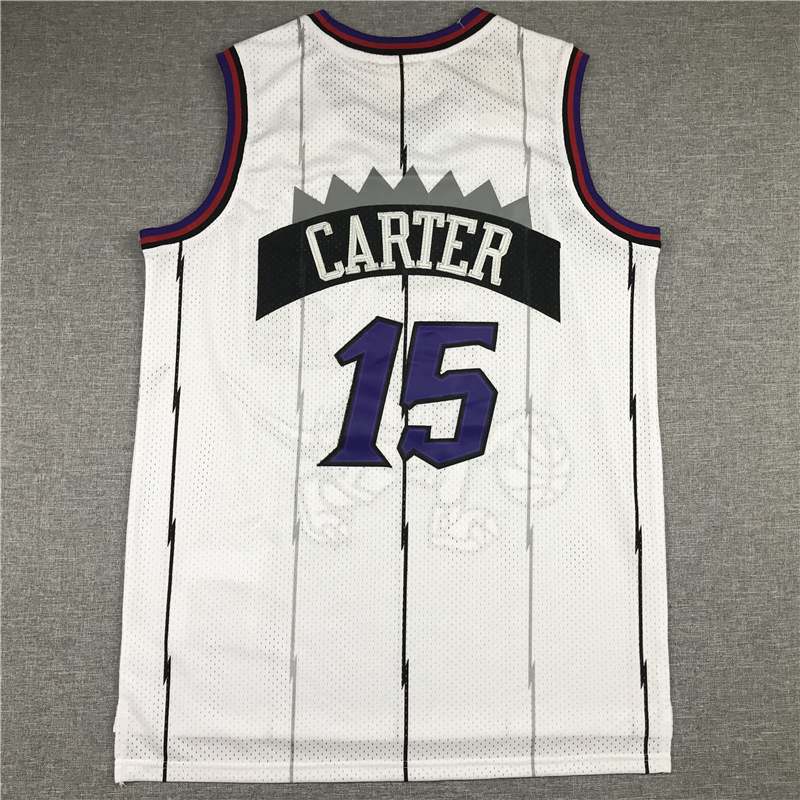 Men's Toronto Raptors Vince Carter Mitchell & Ness White Classics Jersey