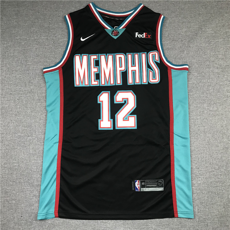 Men's Memphis Grizzlies Ja Morant #12 Black Classics Swingman Jersey