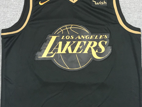 Men's Los Angeles Lakers LeBron James #23 NBA Black Swingman Player Jersey