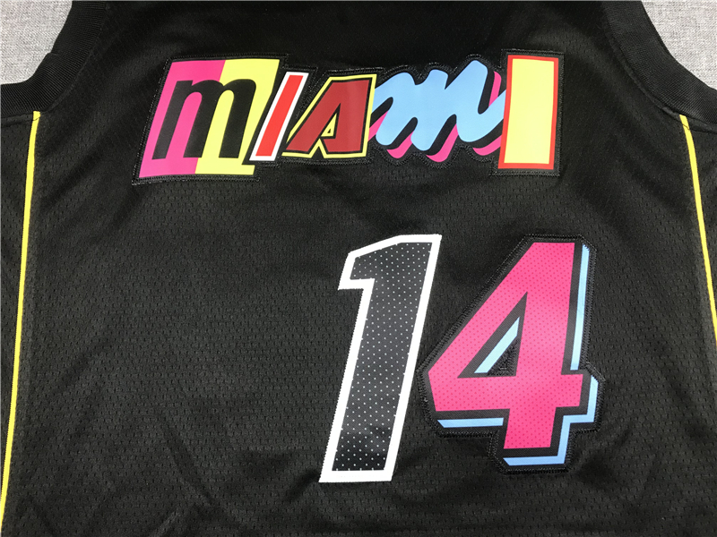 Men's Miami Heat Tyler Herro #14 Black Swingman Player Jersey - City Edition