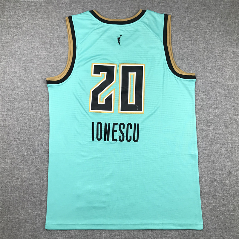 Men's New York Liberty Sabrina Ionescu #20 Teal Replica Player Jersey