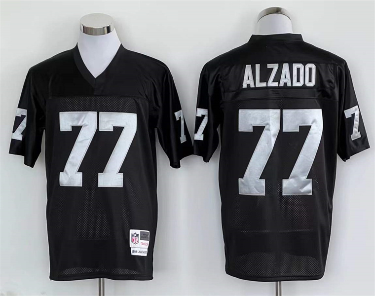 Men's Oakland Raiders Lyle Alzado Mitchell & Ness Black Legacy Replica Jersey