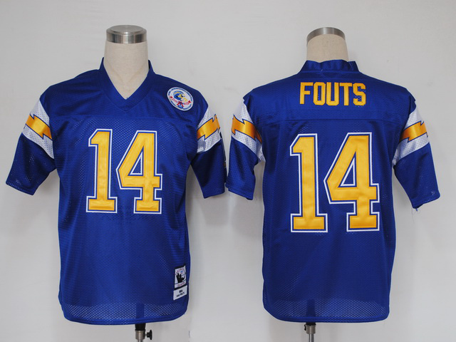 Men's San Diego Chargers Dan Fouts Mitchell & Ness Royal Legacy Replica Jersey