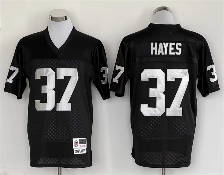 Men's Oakland Raiders Lester Hayes Mitchell & Ness Black Legacy Replica Jersey